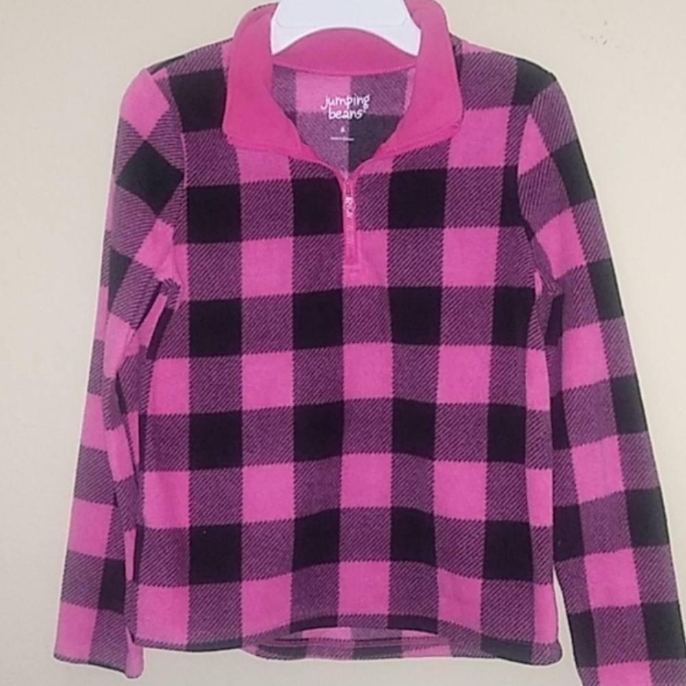 Jumping Beans Polar Fleece Plaid Top